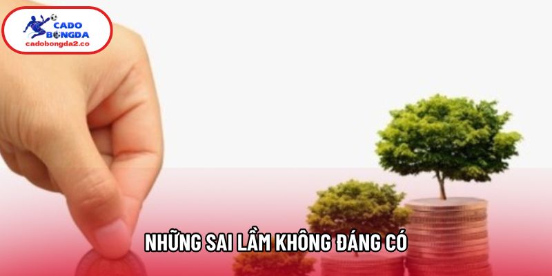 Những sai lầm không đáng có Những sai lầm không đáng có